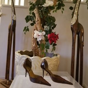 CARRINI BROWN  HEELS